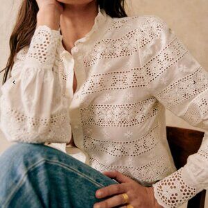 Sézane Cassy Shirt | White FR 40